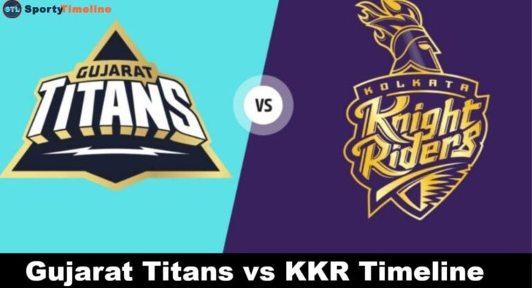 Gujrat Titans vs KKR Timeline