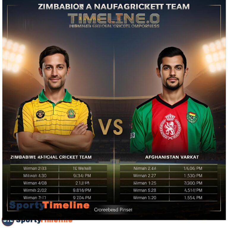 Zimbabwe National Cricket Team Vs Afghanistan National Cricket Team Timeline