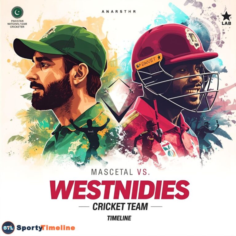 Pakistan National Cricket Team Vs West Indies Cricket Team Timeline