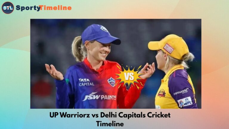 UP Warriorz vs Delhi Capitals Cricket Timeline
