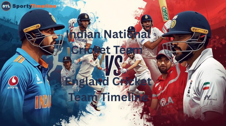 Indian National Cricket Team Vs England Cricket Team Timeline