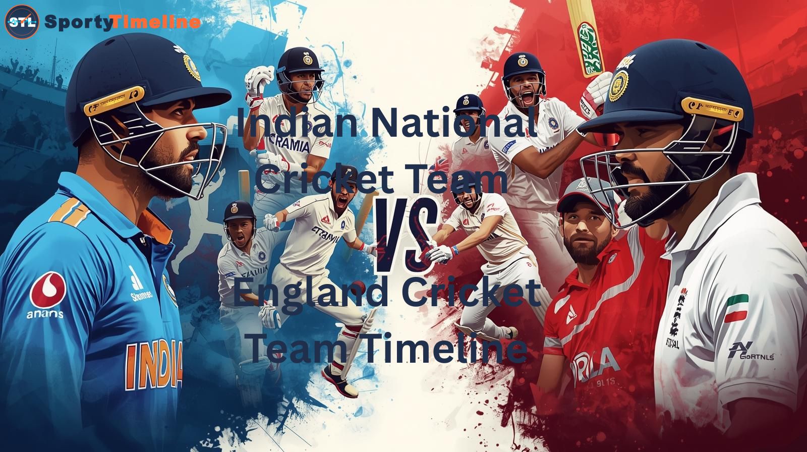Indian National Cricket Team Vs England Cricket Team Timeline