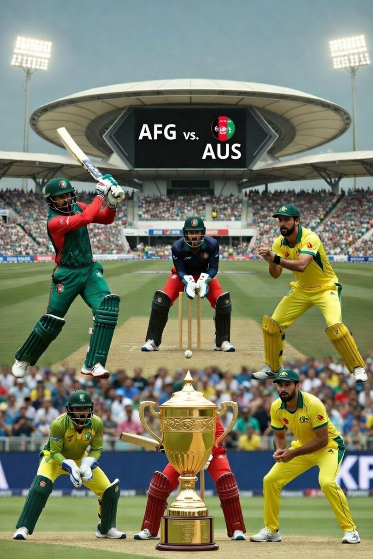 Afghanistan National Cricket Team vs. Australian Men’s Cricket Team Timeline