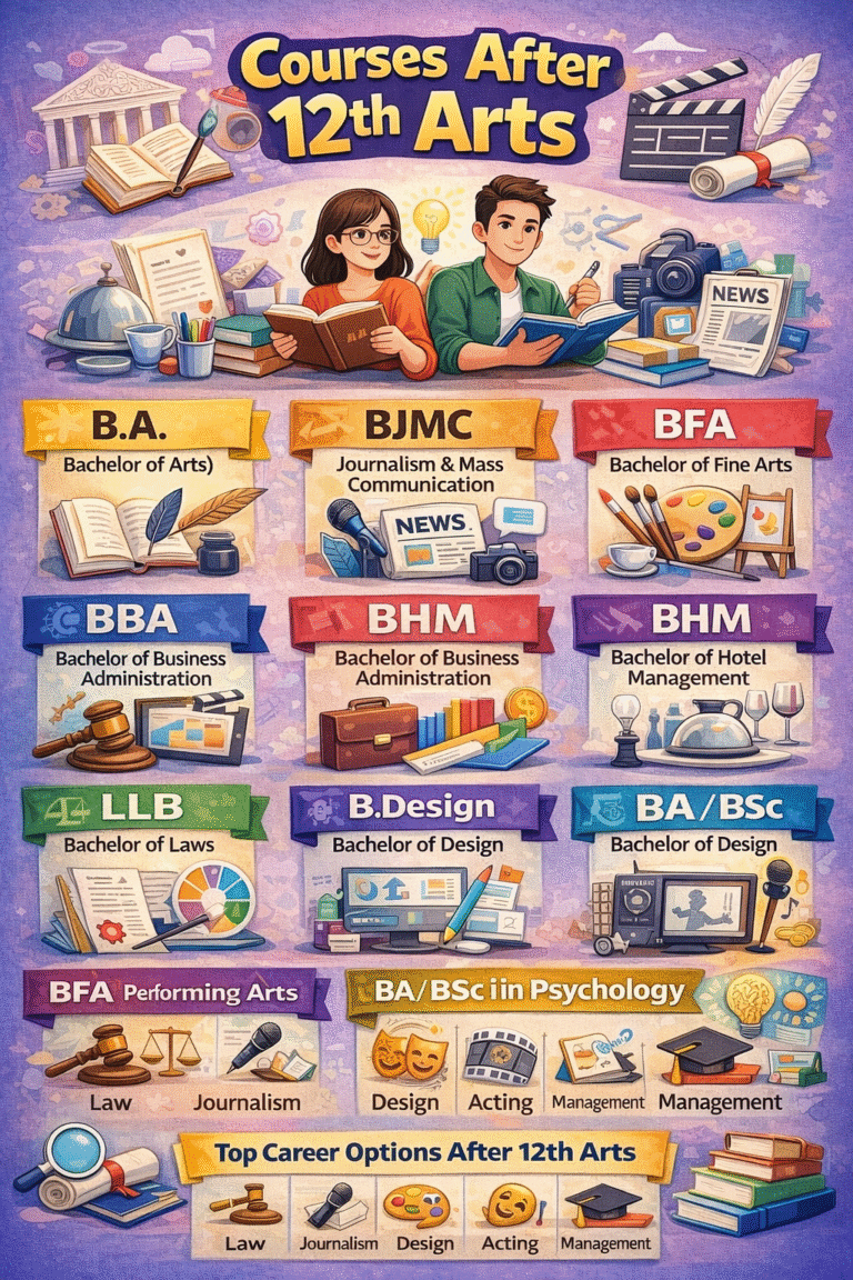 Courses After 12th Arts